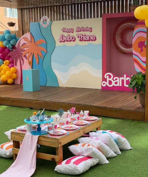 decoration anniversaire enfant theme barbie