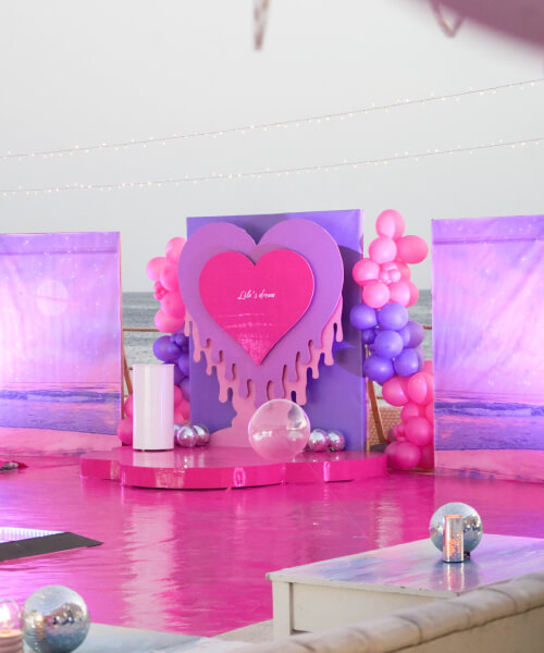 decoration anniversaire enfant theme rose