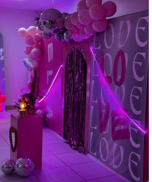 decoration pour anniversaire enfant theme love