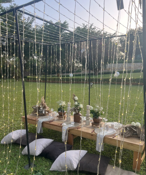 decoration pour demande en mariage